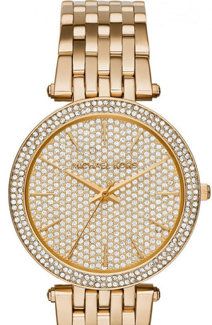 Buy Shop Michael Kors Darci Gold Dial Gold Steel Strap Watch for Women - MK3438 USA Online
