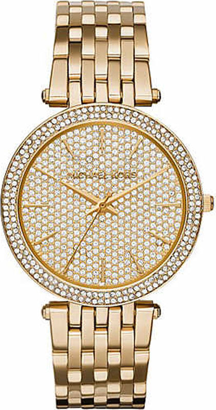 Buy Shop Michael Kors Darci Gold Dial Gold Steel Strap Watch for Women - MK3438 USA Online