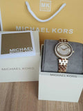 Buy Shop Michael Kors Darci Gold Dial Gold Steel Strap Watch for Women - MK3445 USA Online