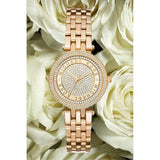 Buy Shop Michael Kors Darci Gold Dial Gold Steel Strap Watch for Women - MK3445 USA Online