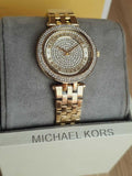 Buy Shop Michael Kors Darci Gold Dial Gold Steel Strap Watch for Women - MK3445 USA Online