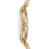 Buy Shop Michael Kors Darci Gold Dial Gold Steel Strap Watch for Women - MK3445 USA Online