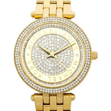 Buy Shop Michael Kors Darci Gold Dial Gold Steel Strap Watch for Women - MK3445 USA Online