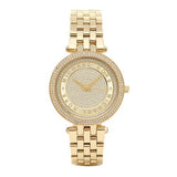 Buy Shop Michael Kors Darci Gold Dial Gold Steel Strap Watch for Women - MK3445 USA Online