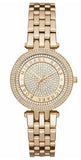 Buy Shop Michael Kors Darci Gold Dial Gold Steel Strap Watch for Women - MK3445 USA Online