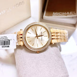 Buy Shop Michael Kors Darci Gold Dial Gold Steel Strap Watch for Women - MK4325 USA Online
