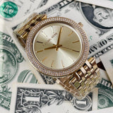 Buy Shop Michael Kors Darci Gold Dial Gold Steel Strap Watch for Women - MK4325 USA Online