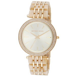 Buy Shop Michael Kors Darci Gold Dial Gold Steel Strap Watch for Women - MK4325 USA Online