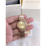 Buy Shop Michael Kors Darci Gold Dial with Diamonds Gold Steel Strap Watch for Women - MK3295 USA Online