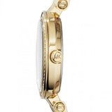 Buy Shop Michael Kors Darci Gold Dial with Diamonds Gold Steel Strap Watch for Women - MK3295 USA Online
