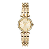 Buy Shop Michael Kors Darci Gold Dial with Diamonds Gold Steel Strap Watch for Women - MK3295 USA Online