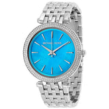 Buy Shop Michael Kors Darci Mother of Pearl Blue Dial Silver Steel Strap Watch for Women - MK3515 USA Online