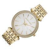 Buy Shop Michael Kors Darci Mother of Pearl Dial Gold Steel Strap Watch for Women - MK3219 USA Online