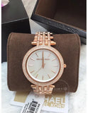 Buy Shop Michael Kors Darci Mother of Pearl Dial Rose Gold Steel Strap Watch for Women - MK3220 USA Online