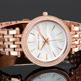 Buy Shop Michael Kors Darci Mother of Pearl Dial Rose Gold Steel Strap Watch for Women - MK3220 USA Online