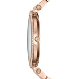 Buy Shop Michael Kors Darci Mother of Pearl Dial Rose Gold Steel Strap Watch for Women - MK3220 USA Online