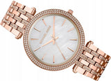 Buy Shop Michael Kors Darci Mother of Pearl Dial Rose Gold Steel Strap Watch for Women - MK3220 USA Online