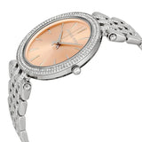 Buy Shop Michael Kors Darci Orange Dial Silver Stainless Steel Strap Watch for Women - MK3218 USA Online
