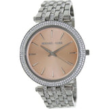 Buy Shop Michael Kors Darci Orange Dial Silver Stainless Steel Strap Watch for Women - MK3218 USA Online