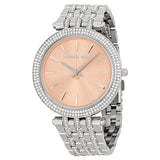 Buy Shop Michael Kors Darci Orange Dial Silver Stainless Steel Strap Watch for Women - MK3218 USA Online