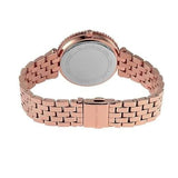 Buy Shop Michael Kors Darci Pave Silver Dial Rose Gold Steel Strap Watch For Women - MK4517 USA Online