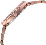 Buy Shop Michael Kors Darci Pave Silver Dial Rose Gold Steel Strap Watch For Women - MK4517 USA Online
