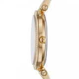 Buy Shop Michael Kors Darci Pink Dial Gold Steel Strap Watch for Women - MK3444 USA Online