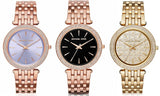 Buy Shop Michael Kors Darci Purple Dial Rose Gold Steel Strap Watch for Women - MK3400 USA Online