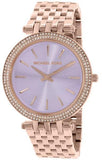 Buy Shop Michael Kors Darci Purple Dial Rose Gold Steel Strap Watch for Women - MK3400 USA Online