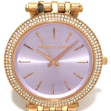Buy Shop Michael Kors Darci Purple Dial Rose Gold Steel Strap Watch for Women - MK3400 USA Online