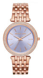 Buy Shop Michael Kors Darci Purple Dial Rose Gold Steel Strap Watch for Women - MK3400 USA Online