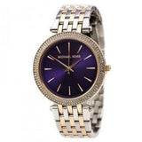 Buy Shop Michael Kors Darci Purple Dial Two Tone Steel Strap Watch for Women - MK3353 USA Online