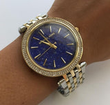 Buy Shop Michael Kors Darci Quartz Blue Dial Two Tone Steel Strap Watch For Women - MK3401 USA Online