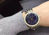 Buy Shop Michael Kors Darci Quartz Blue Dial Two Tone Steel Strap Watch For Women - MK3401 USA Online
