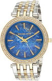 Buy Shop Michael Kors Darci Quartz Blue Dial Two Tone Steel Strap Watch For Women - MK3401 USA Online