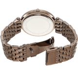 Buy Shop Michael Kors Darci Quartz Brown Dial Brown Steel Strap Watch For Women - MK3416 USA Online