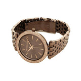 Buy Shop Michael Kors Darci Quartz Brown Dial Brown Steel Strap Watch For Women - MK3416 USA Online