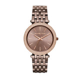 Buy Shop Michael Kors Darci Quartz Brown Dial Brown Steel Strap Watch For Women - MK3416 USA Online