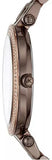 Buy Shop Michael Kors Darci Quartz Brown Dial Brown Steel Strap Watch For Women - MK3553 USA Online