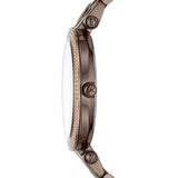 Buy Shop Michael Kors Darci Quartz Brown Dial Brown Steel Strap Watch For Women - MK3553 USA Online