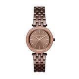 Buy Shop Michael Kors Darci Quartz Brown Dial Brown Steel Strap Watch For Women - MK3553 USA Online