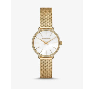 Buy Shop Michael Kors Darci Quartz Gold Dial Gold Mesh Strap Watch for Women - MK7121 USA Online