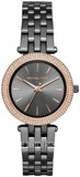 Buy Shop Michael Kors Darci Quartz Grey Dial Grey Steel Strap Watch For Women - MK3432 USA Online