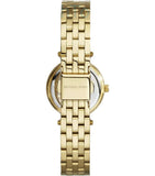Buy Shop Michael Kors Darci Quartz Mother of Pearl Red Dial Gold Steel Strap Watch For Women - MK3583 USA Online