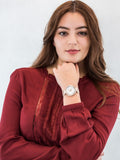 Buy Shop Michael Kors Darci Quartz Mother of Pearl White Dial Rose Gold Mesh Bracelet Watch For Women - MK4519 USA Online