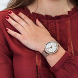 Buy Shop Michael Kors Darci Quartz Mother of Pearl White Dial Rose Gold Mesh Bracelet Watch For Women - MK4519 USA Online