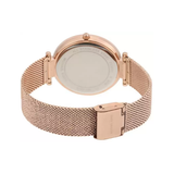 Buy Shop Michael Kors Darci Quartz Mother of Pearl White Dial Rose Gold Mesh Bracelet Watch For Women - MK4519 USA Online