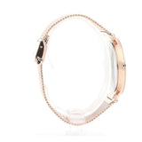 Buy Shop Michael Kors Darci Quartz Mother of Pearl White Dial Rose Gold Mesh Bracelet Watch For Women - MK4519 USA Online