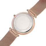 Buy Shop Michael Kors Darci Quartz Mother of Pearl White Dial Rose Gold Mesh Bracelet Watch For Women - MK4519 USA Online