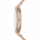 Buy Shop Michael Kors Darci Quartz Mother of Pearl White Dial Rose Gold Mesh Bracelet Watch For Women - MK4519 USA Online
